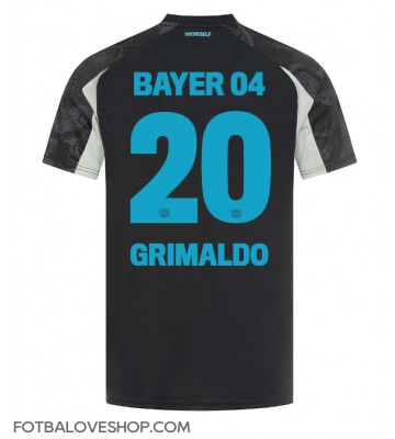 Bayer Leverkusen Alejandro Grimaldo #20 Alternativní Dres 2024-25 Krátký Rukáv